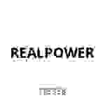 RealPower Ventilator Mobile Fan schwarz 2 Stück