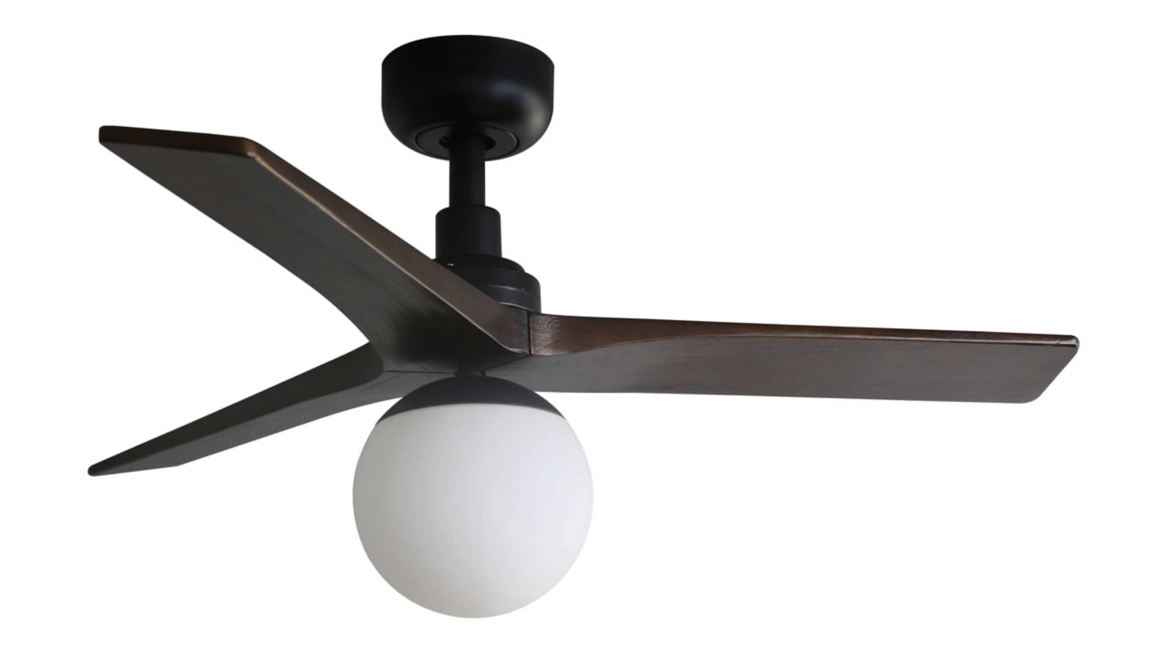 DC Deckenventilator Klim S SW-NB mit Licht