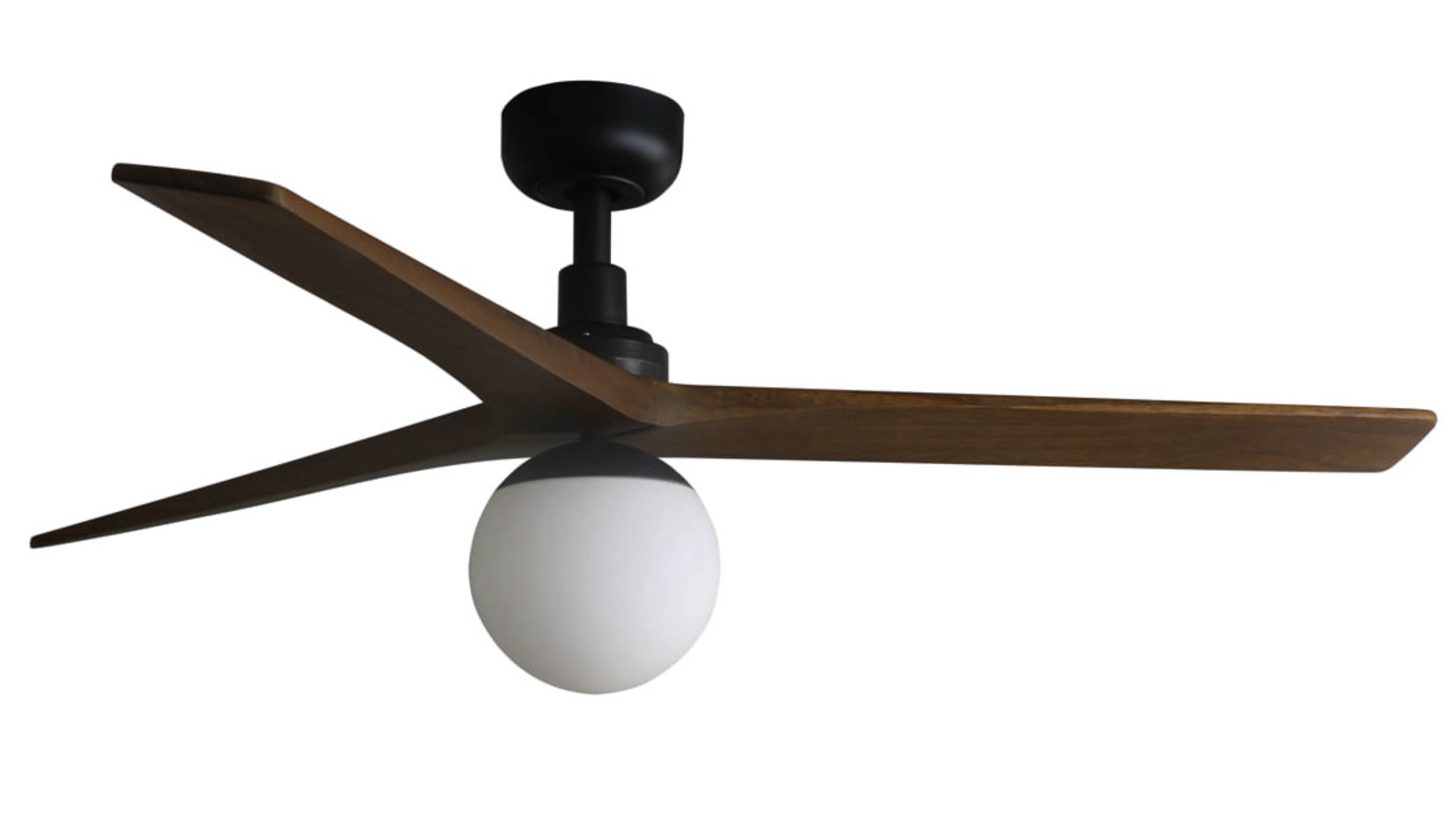 DC Deckenventilator Klim M SW-NB mit Licht