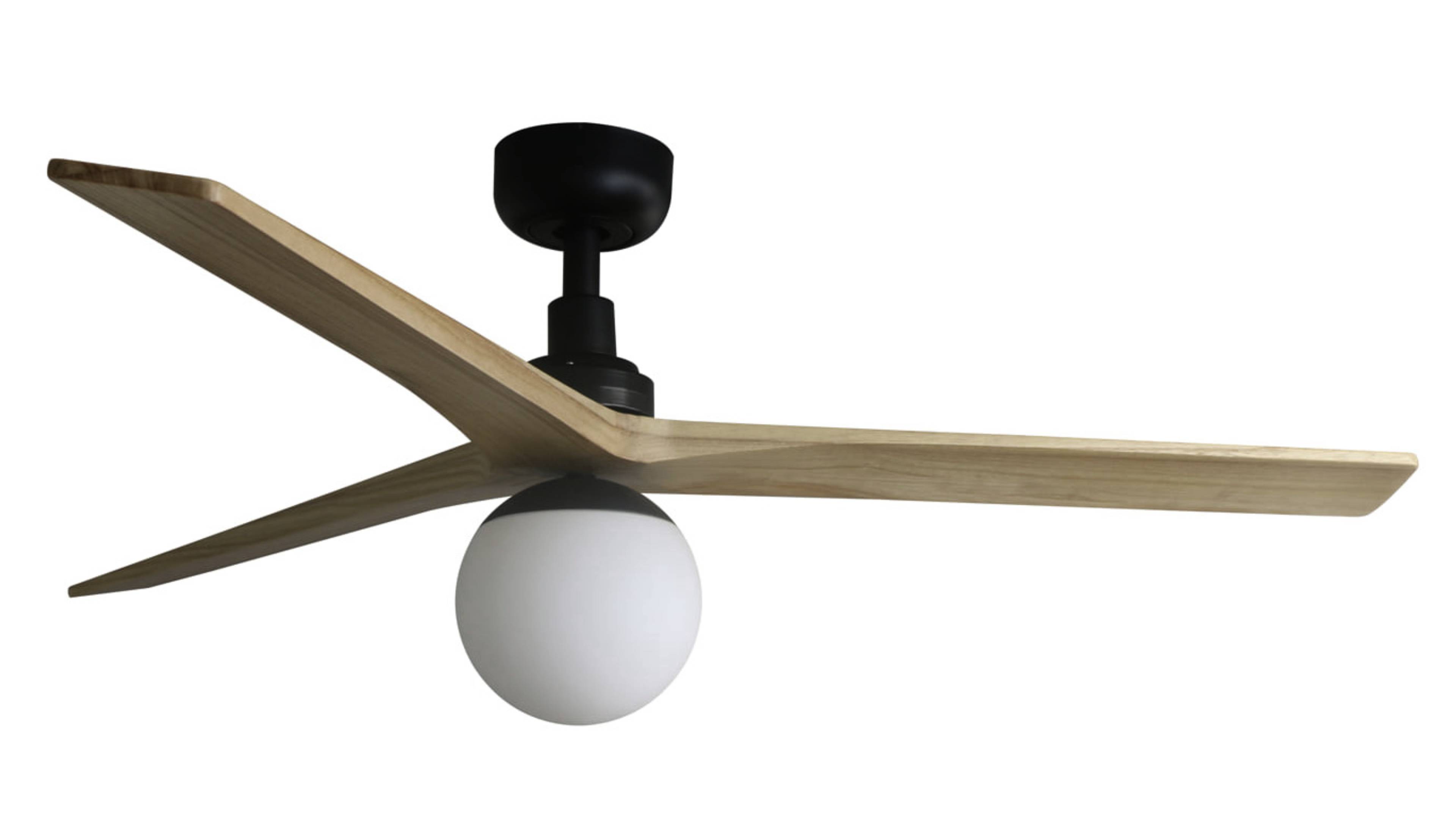 DC Deckenventilator Klim M SW-EI mit Licht