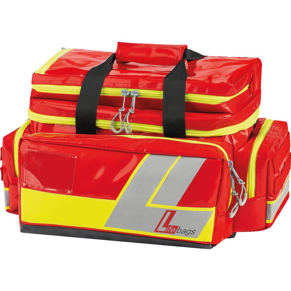 LifeBags Notfalltasche M, mit Tragegurt, rot, 300x490x280mm