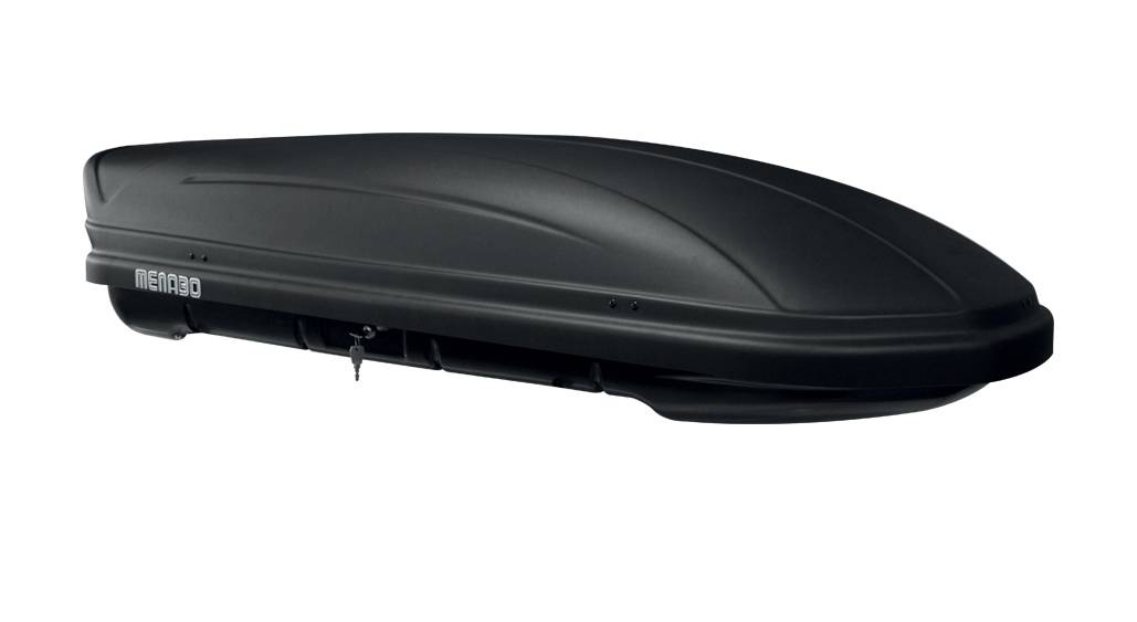 Dachbox MAA 400 Liter matt + Relingträger Quick L kompatibel mit für Renault Koleos II ab 2017