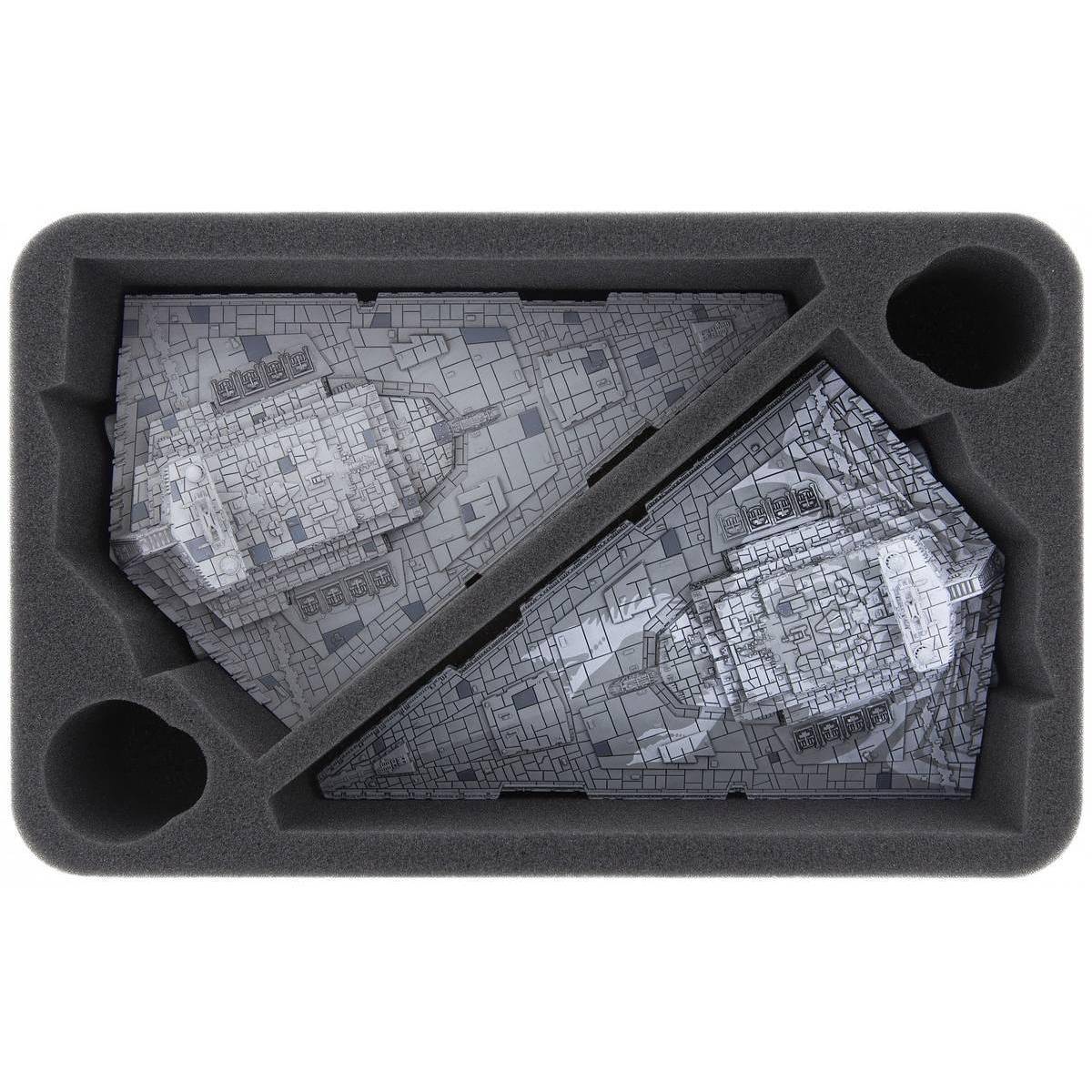 HSDQ075BO - Schaumstoffeinlage für Star Wars Armada Wave 2 Sternenzerstörer der Imperium-Klasse