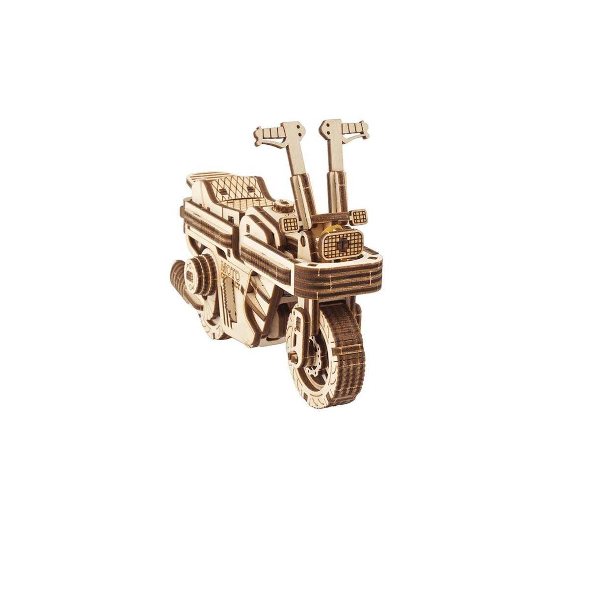 70168 - UGEARS Moto Compact Klapproller, 192 Bauteile, 3D Puzzle