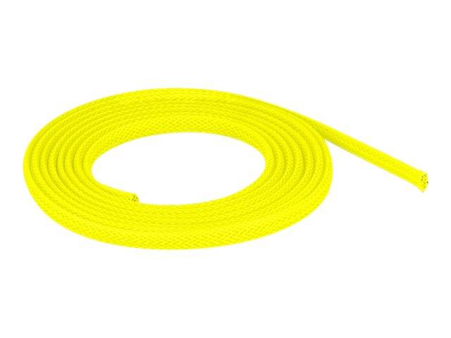 Delock - Geflechtschlauch - dehnbar - 2 m - Gelb
