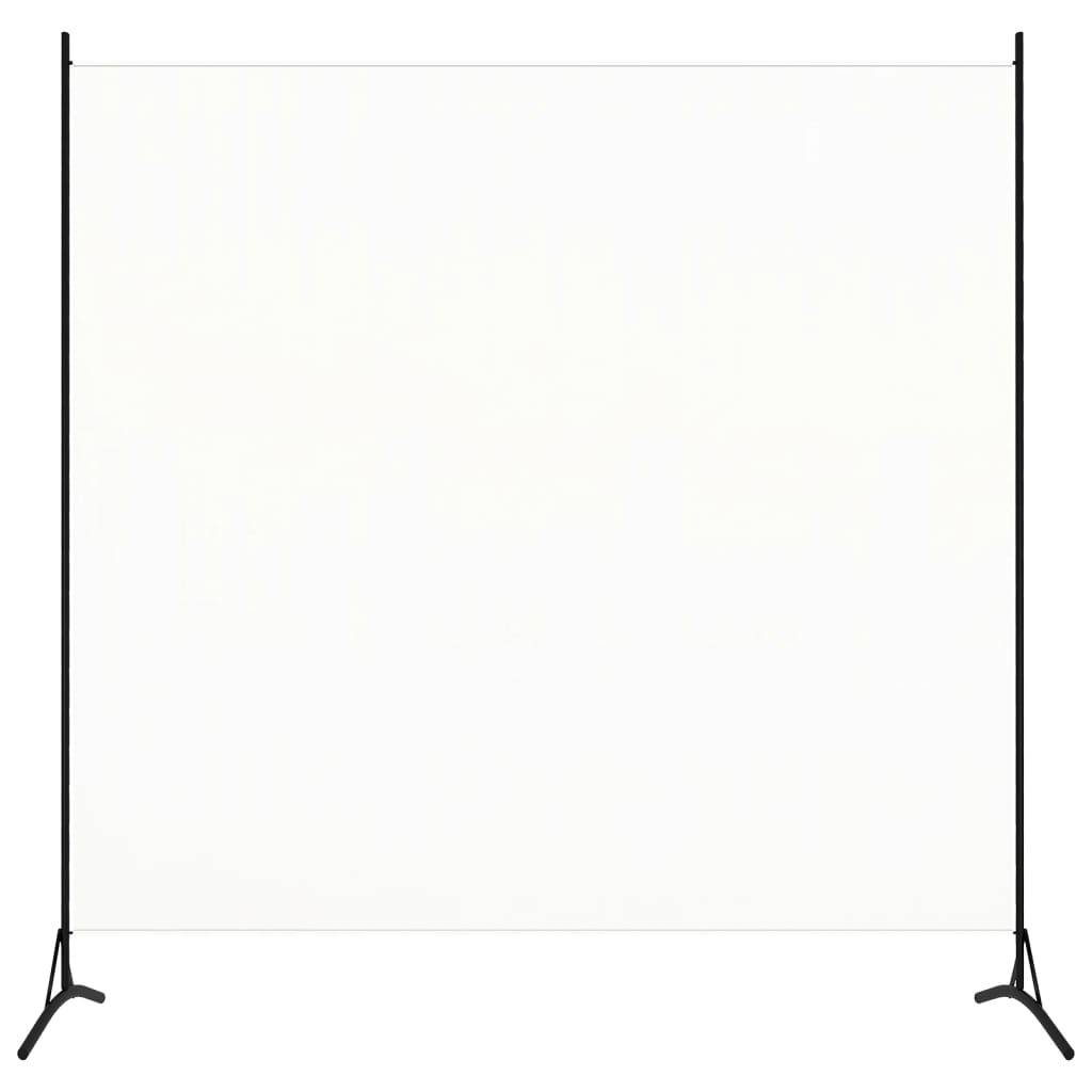 vidaXL Raumteiler Weiß 175x180 cm Stoff