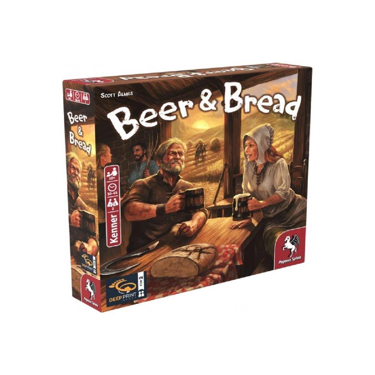 Beer & Bread, Brettspiel, für 2 Spieler, ab 10 Jahren (DE-Ausgabe)