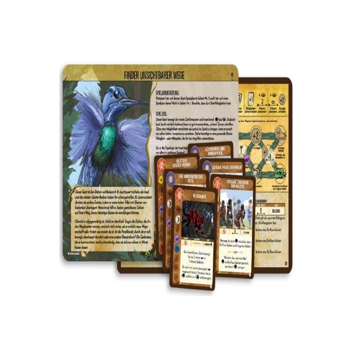 Spirit Island: Finder unsichtbarer Wege, Promo-Pack, für 1-4 Spieler, ab 12 Jahre, DE-Erweiterung