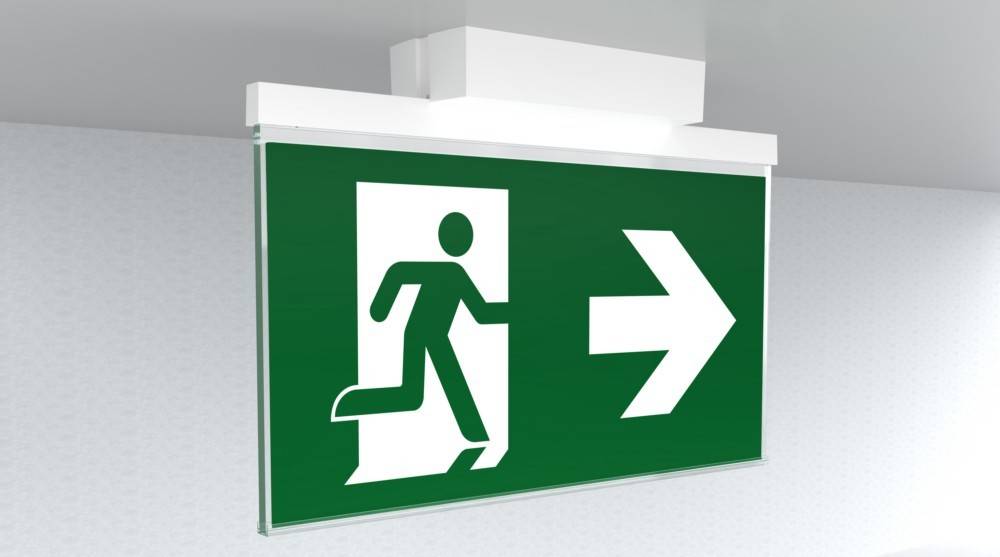 RP-Technik LED-Rettungszeichenleuchte GABD401SC