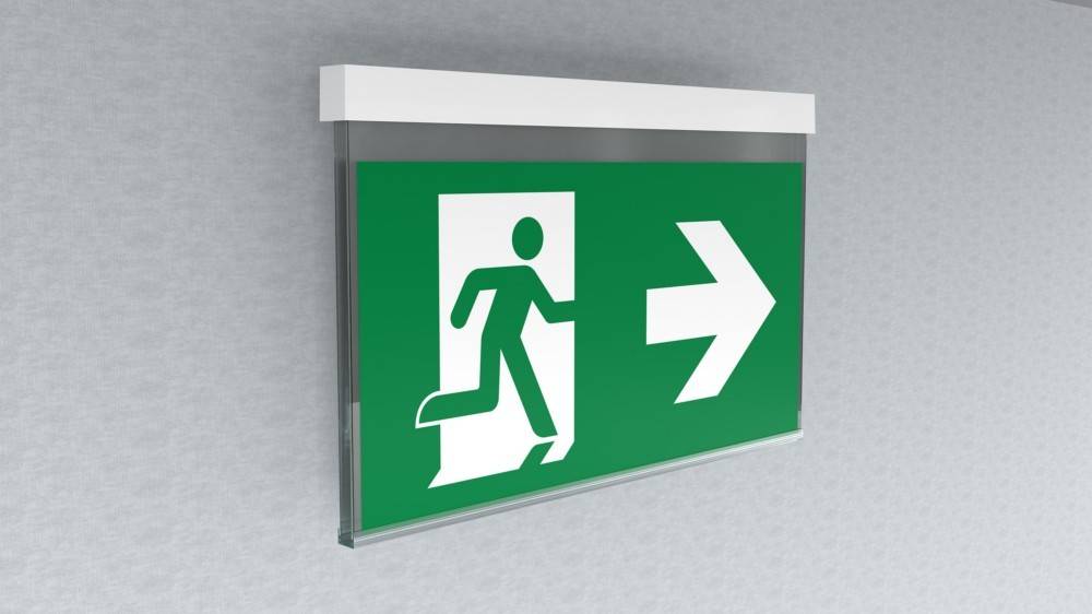 RP-Technik LED-Rettungszeichenleuchte GAXW403SC