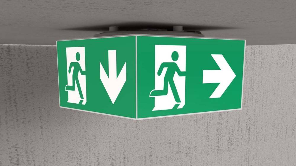 RP-Technik Rettungszeichenleuchte WHGD413WL