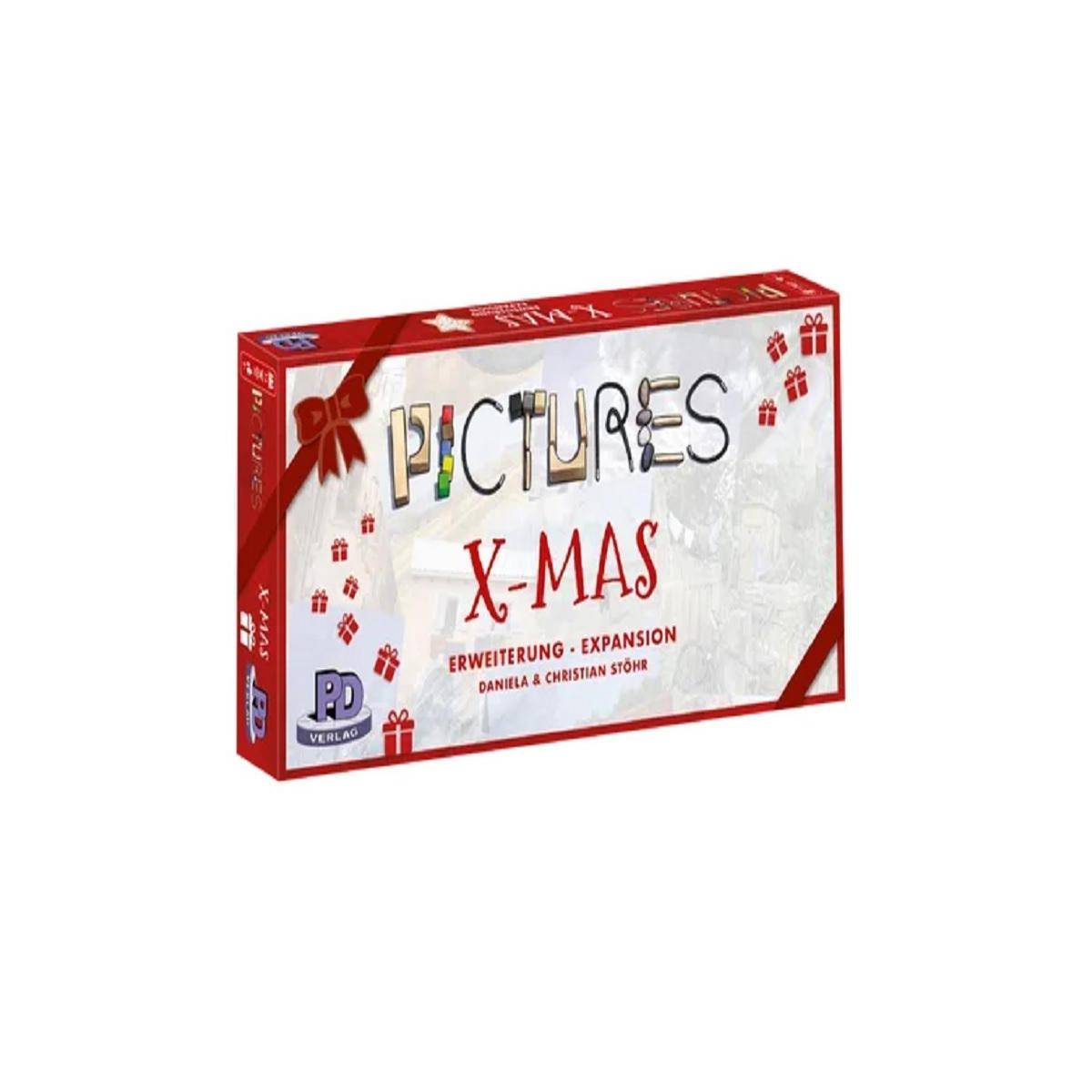 PDVD1023 - Pictures X-Mas, Brettspiel, für 3-5 Spieler, ab 8 Jahren (DE-Erweiterung)