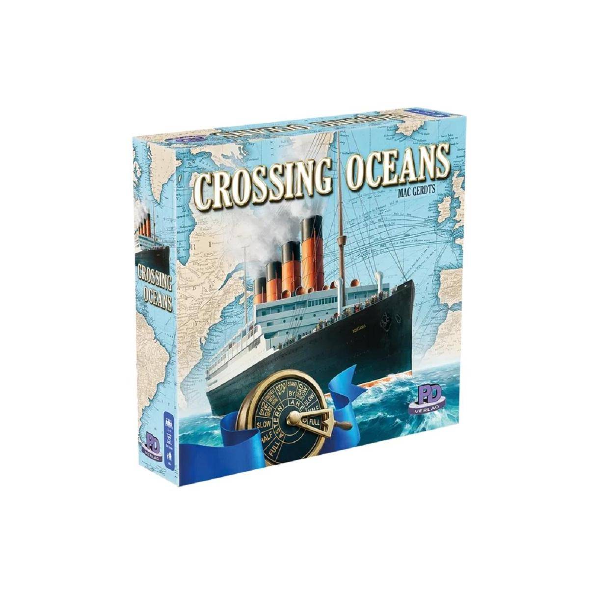 PDVD1024 - Crossing Oceans, Brettspiel, für 2-4 Spieler, ab 14 Jahren (DE-Ausgabe)