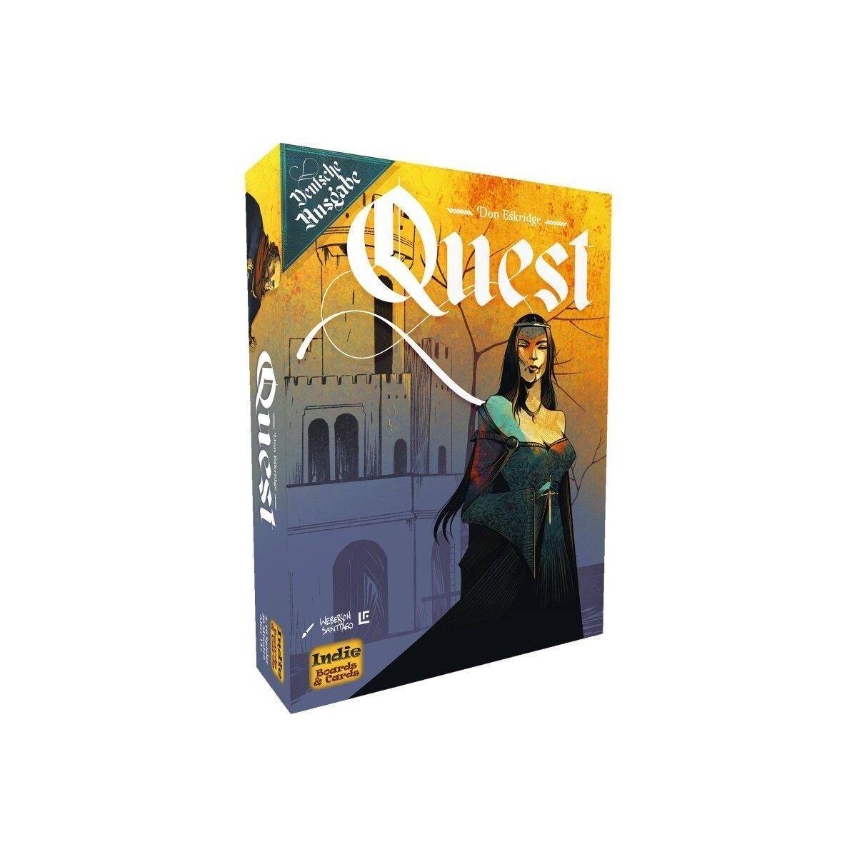 Quest, Kartenspiel, für 4-10 Spieler, ab 14 Jahren (DE-Ausgabe)