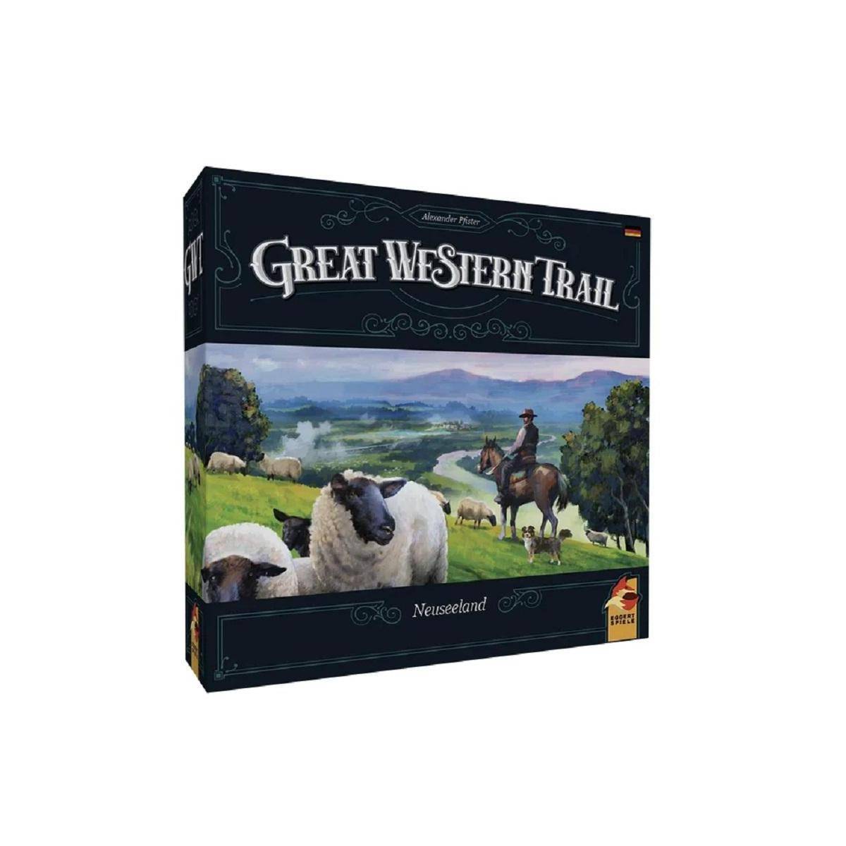 EGGD0009 - Great Western Trail: Neuseeland, Brettspiel, für 1-4 Spieler, ab 12 Jahren (DE-Ausgabe)