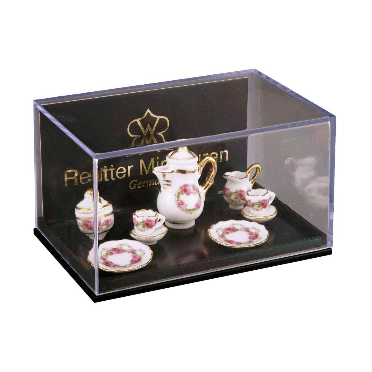 Kaffeeservice 2 Personen, Rosenband