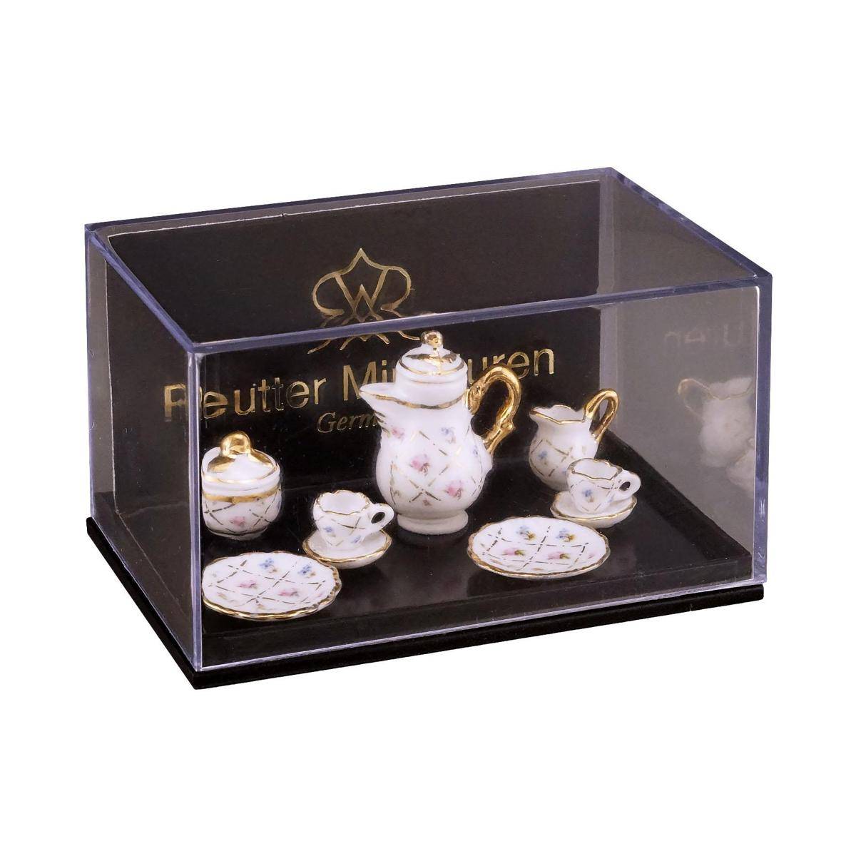 Kaffeeservice 2 Personen, Gold Karo
