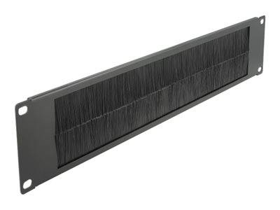 DELOCK 19 Kabelmanagement Bürstenleiste 2 HE schwarz Multimedia-Technik Kabel