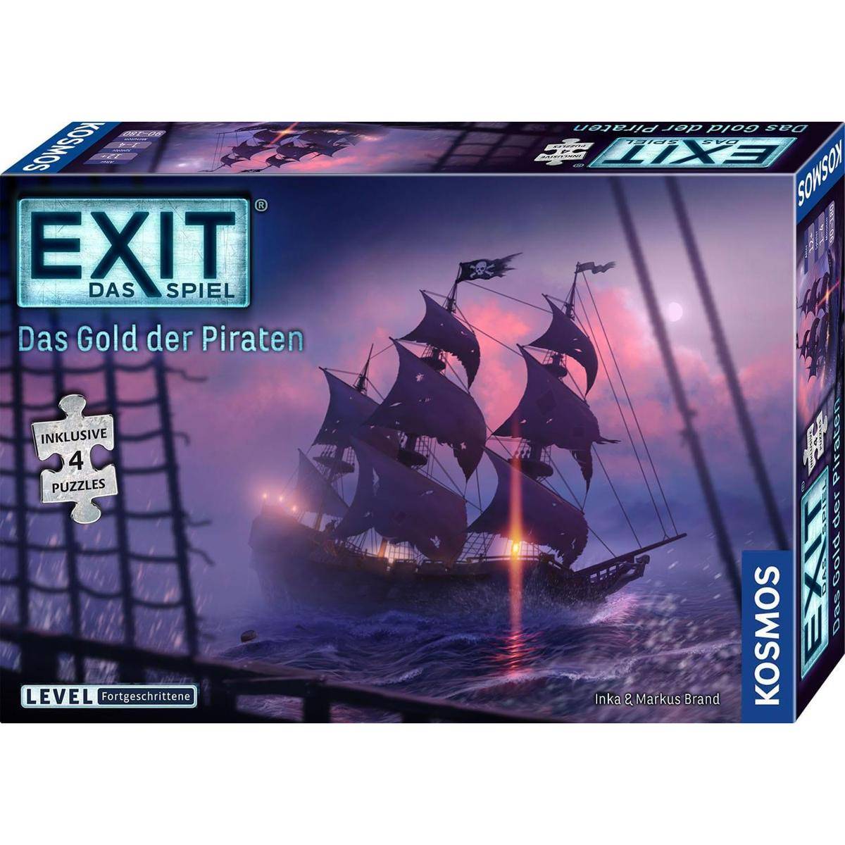 EXIT Das Spiel + Puzzle: Das Gold der Piraten, für 1-4 Spieler, ab 12 Jahre