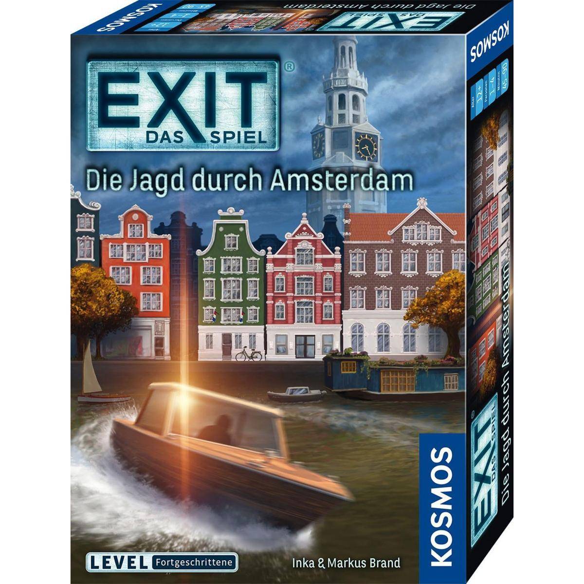 EXIT Das Spiel: Die Jagd durch Amsterdam, für 1-4 Spieler, ab 12 Jahren (DE)