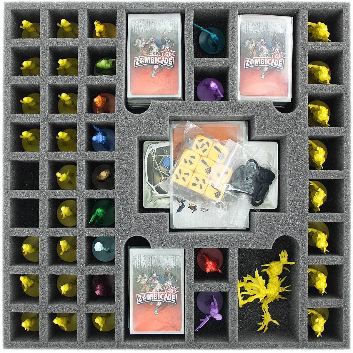 AG050ZC07 - 50 mm Schaumstoffeinlage für Zombicide Staffel 3 Rue Morgue