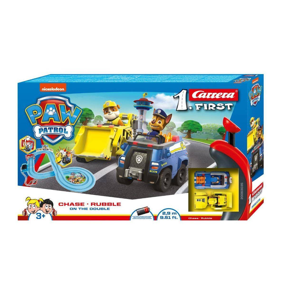 Rennbahn PAW PATROL On the Double, FIRST, 1-2 Spieler, ab 3 Jahren