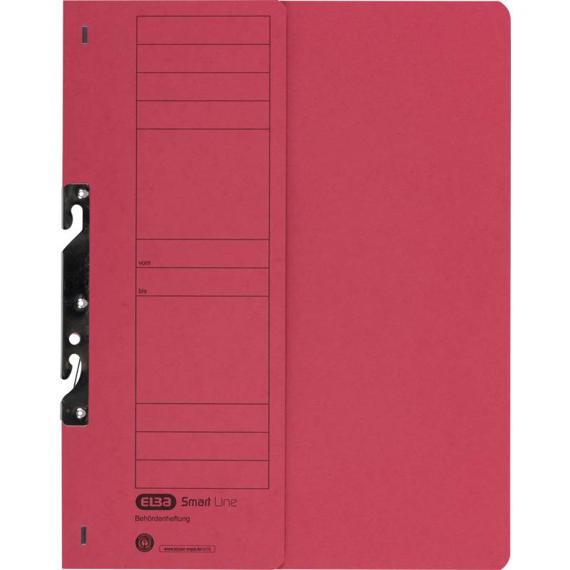 ELBA Einhakhefter aus Karton, rot, Behördenheftung