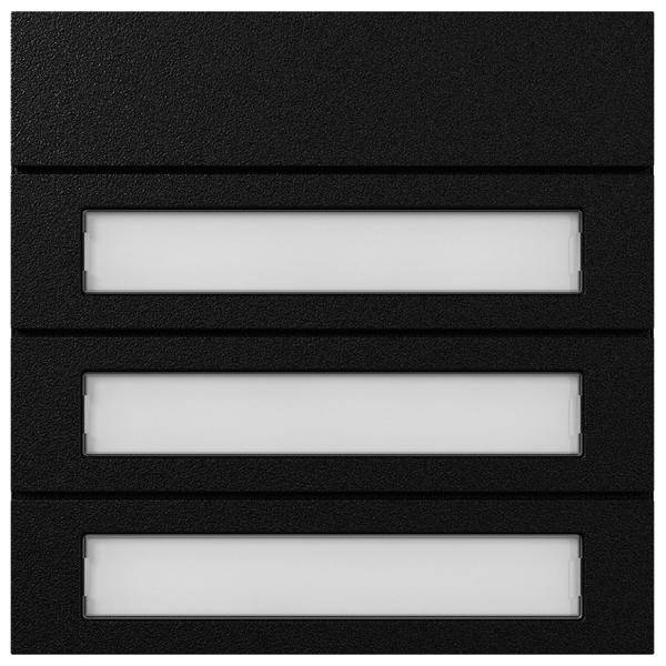 Gira Ruftastenmodul 3f sw 5533925
