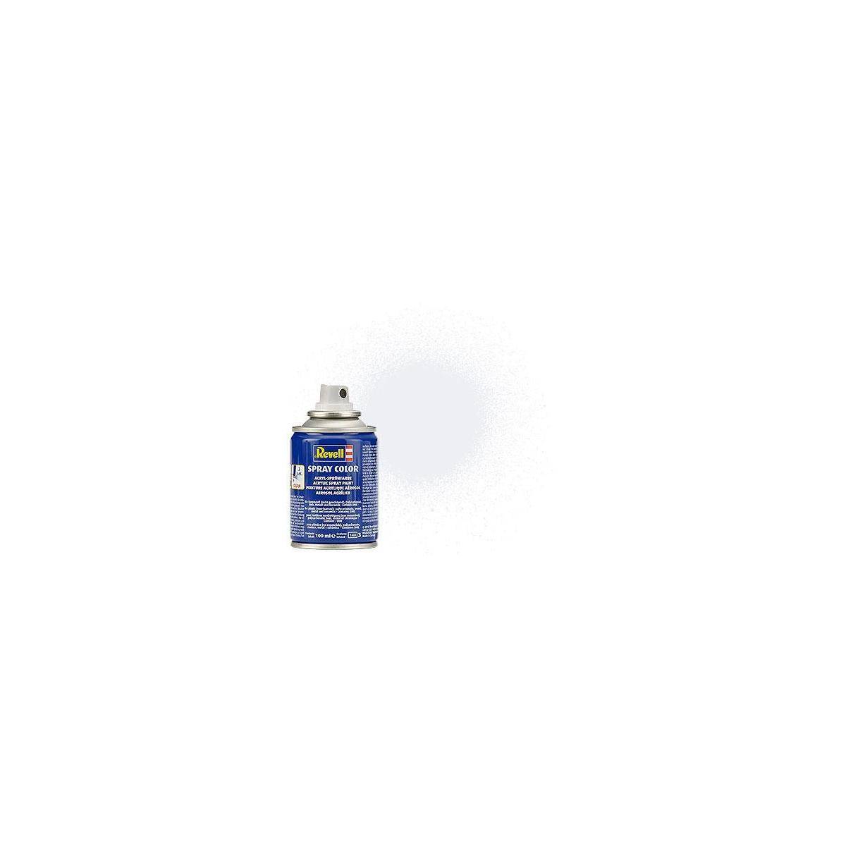 Revell Spray Color Weiß, seidenmatt, 100ml, Srühfarbe auf Acrylbasis