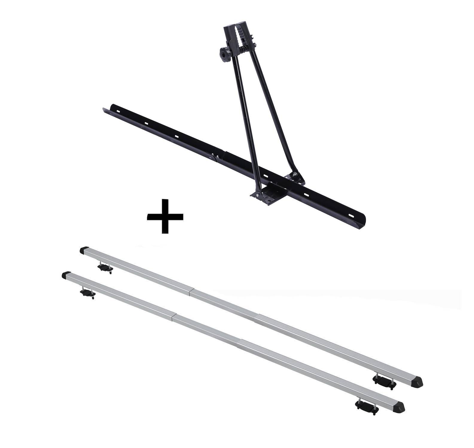 Fahrradträger ORION + Dachträger RAPID kompatibel mit für Peugeot 407 Kombi (5Türer) 04-12