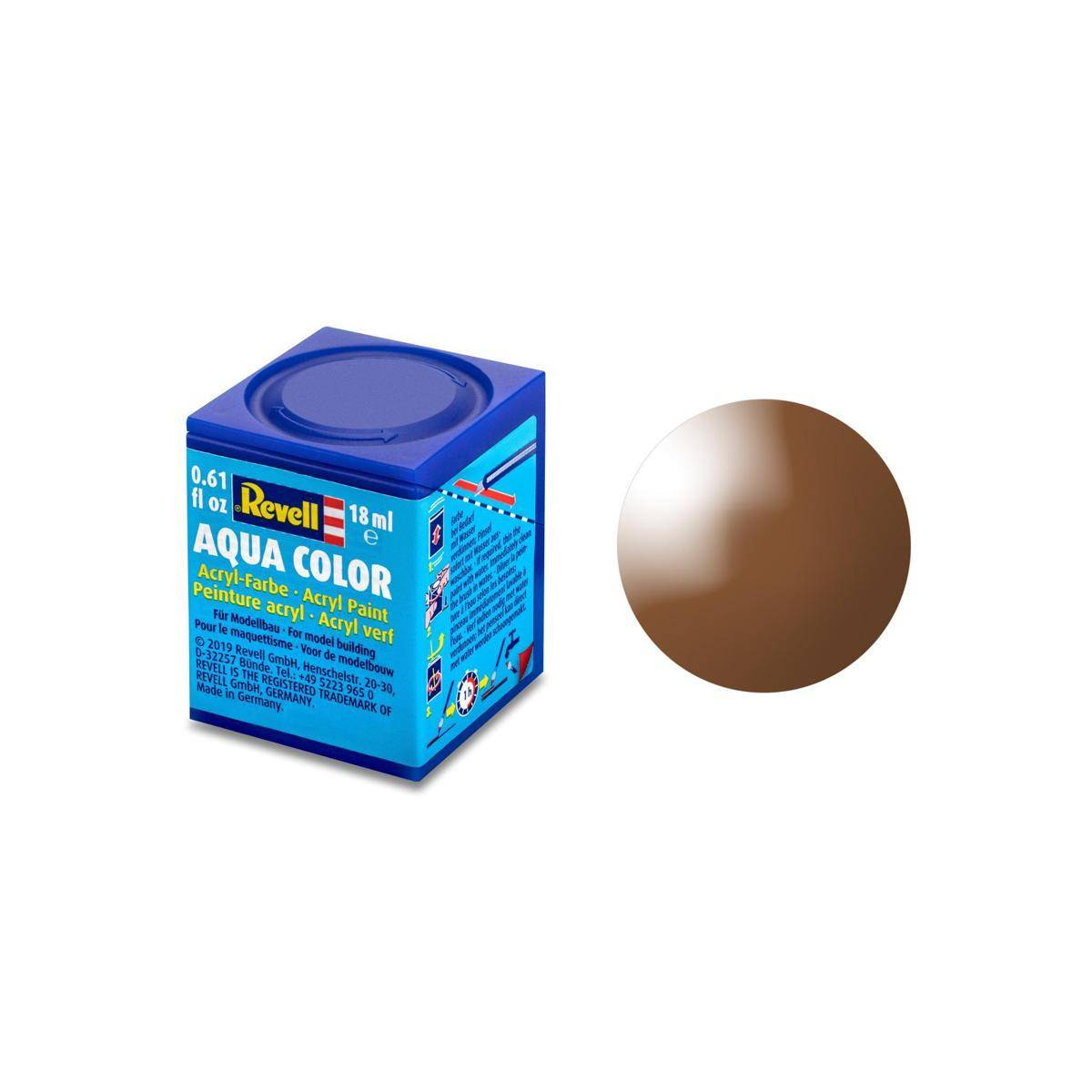 Modellbau-Farbe auf Wasserbasis, lehmbraun, glänzend, 18 ml