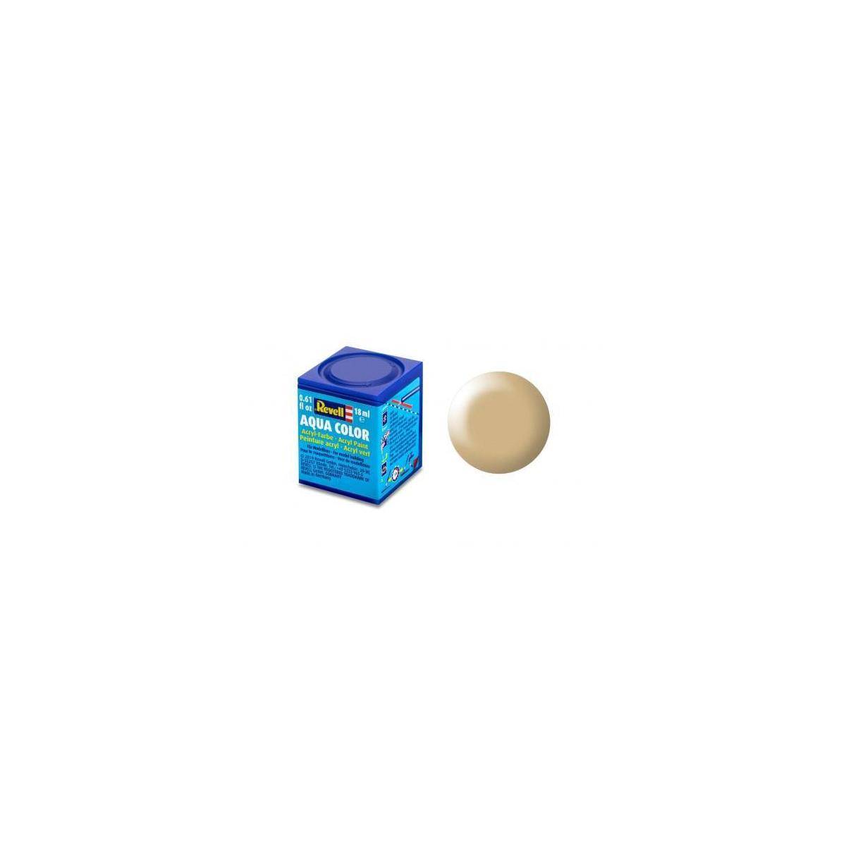 Revell Aqua Color Beige, seidenmatt, 18ml, Modellbau-Farbe auf Wasserbasis, ab 8 Jahre