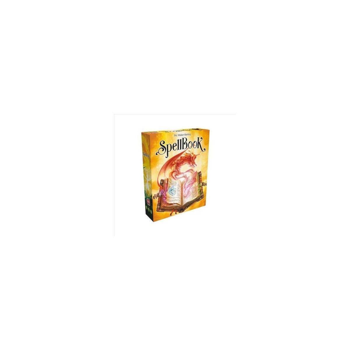 SpellBook, Brettspiel, für 1-4 Spieler, ab 12 Jahren (DE-Ausgabe)