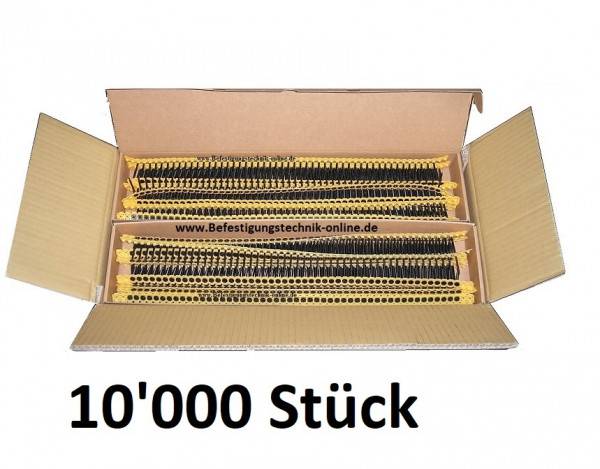 3,9x55mm Magazinschrauben Feingewinde Schnellbauschrauben Gipskartonschrauben gegurtet 10M