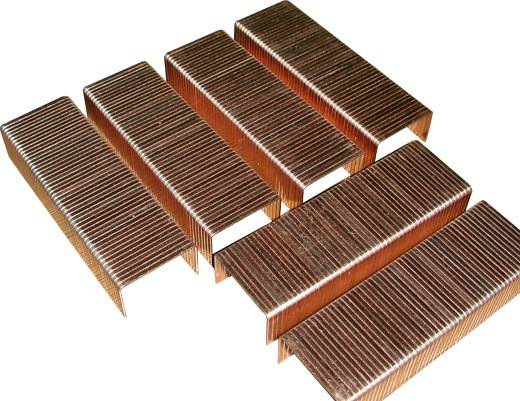 SW904019Z/19mm B.35mm x L.19mm Kartonverschlussklammer Verpackungsklammer verbronzt KL-09