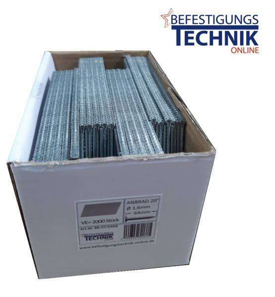 Stauchkopfnägel 50mm NK 20° Akku Nagler Hikoki NT1865DA WXZ Milwaukee M18CN16GA BR-07 2,0M