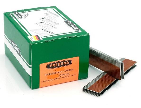 Prebena E Klammern 15mm rostfrei BeA Paslode Schneider Würth 90 Senco L KL-12 8,0M