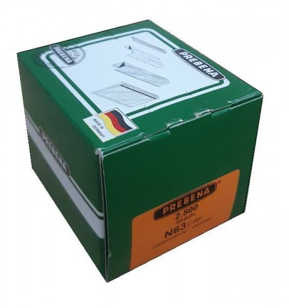 Stauchkopfnägel 63mm rostfrei Nägel Prebena N Paslode F16 Makita DBN600Z Haubold SKN16 BR-04 2,5M P