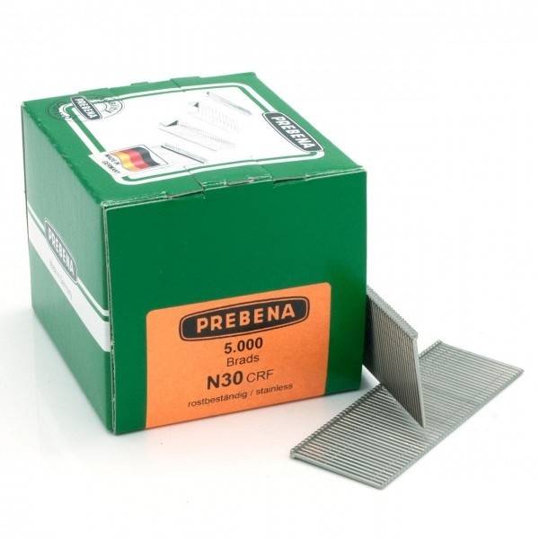 Stauchkopfnägel 30mm rostfrei Nägel Prebena N Paslode F16 Makita DBN600Z Haubold SKN16 BR-04 5,0M P
