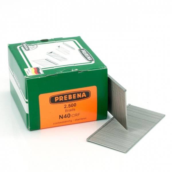 Stauchkopfnägel 40mm rostfrei Nägel Prebena N Paslode F16 Makita DBN600Z Haubold SKN16 BR-04 2,5M P