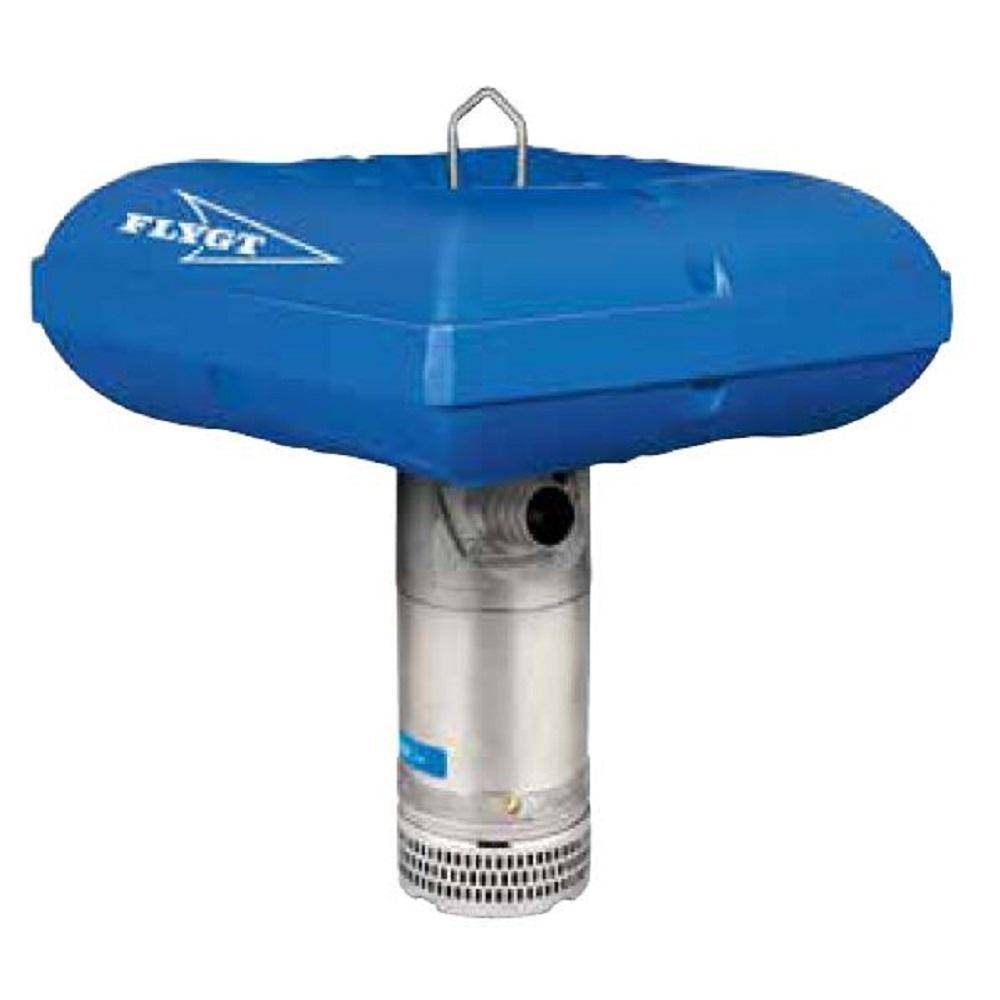 Schwimmponton PFR 25 für Schlammpumpe Flygt 2610