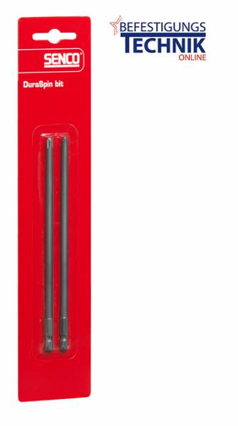2 Stück Ersatz-Bit 1/4" Phillips PH-2 195mm EA0329B für DS7525 Senco DuraSpin Magazinschrauber