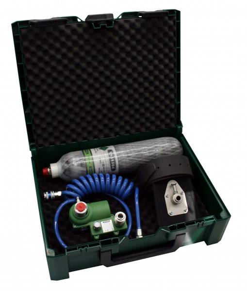 Prebena Mobilo 400 PKT KT-3500 Druckluft Kartuschen System mit Schlauch und Tragegürtel