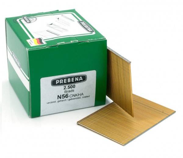 Stauchkopfnägel 56mm verzinkt Nägel Prebena N Paslode F16 Makita DBN600Z Haubold SKN16 BR-04 2,5M P