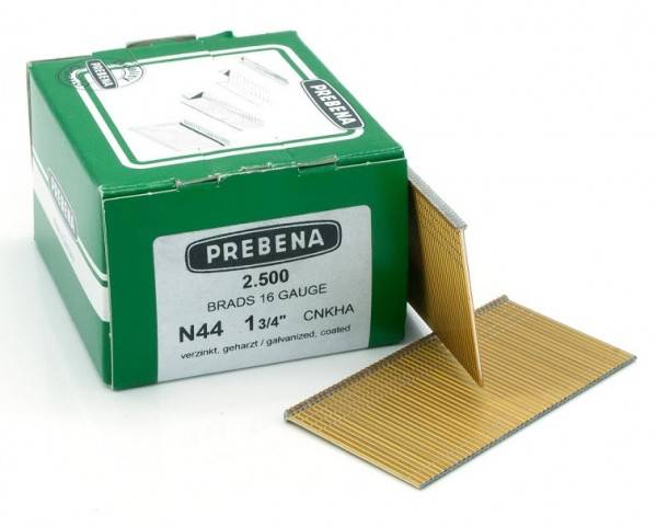 Stauchkopfnägel 44mm verzinkt Nägel Prebena N Paslode F16 Makita DBN600Z Haubold SKN16 BR-04 2,5M P