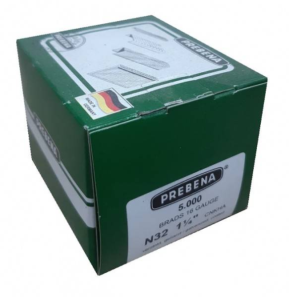 Stauchkopfnägel 32mm verzinkt Nägel Prebena N Paslode F16 Makita DBN600Z Haubold SKN16 BR-04 5,0M P