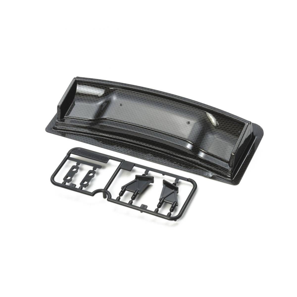 300054729 - Ersatzteil, 1:10 Racing Heckspoiler Alpha Carb.Dekor