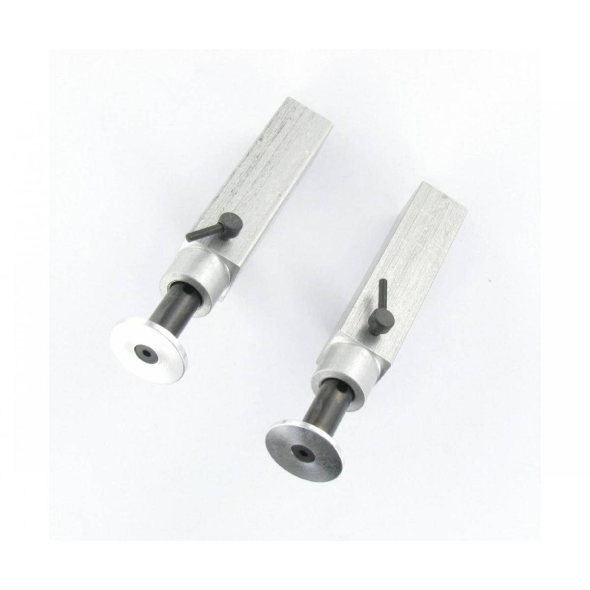 500907375 - Modellbauteil,1:14 Alu Aufliegerstützen-Set (2) 73mm