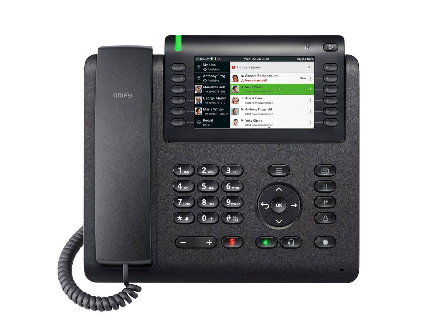 UNIFY OpenScape Desk Phone CP700 SIP L30250-F600-C438