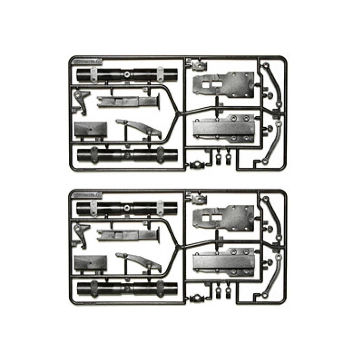 300056525 - Modellbausatz, 1:14 B-Teile Anhänger Achsen verstärkt